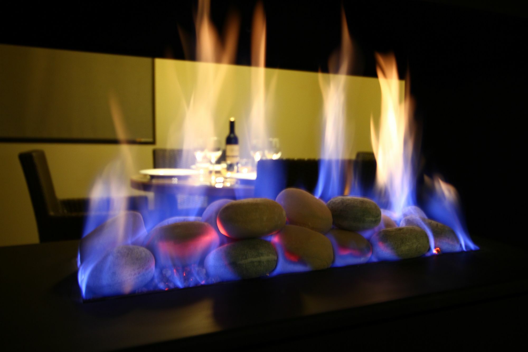 ชาเตออีลานแอดเดอะวินเทจฮันเตอร์วัลเลย์ Hotel โพโคลบิน ภายนอก รูปภาพ A bioethanol fireplace